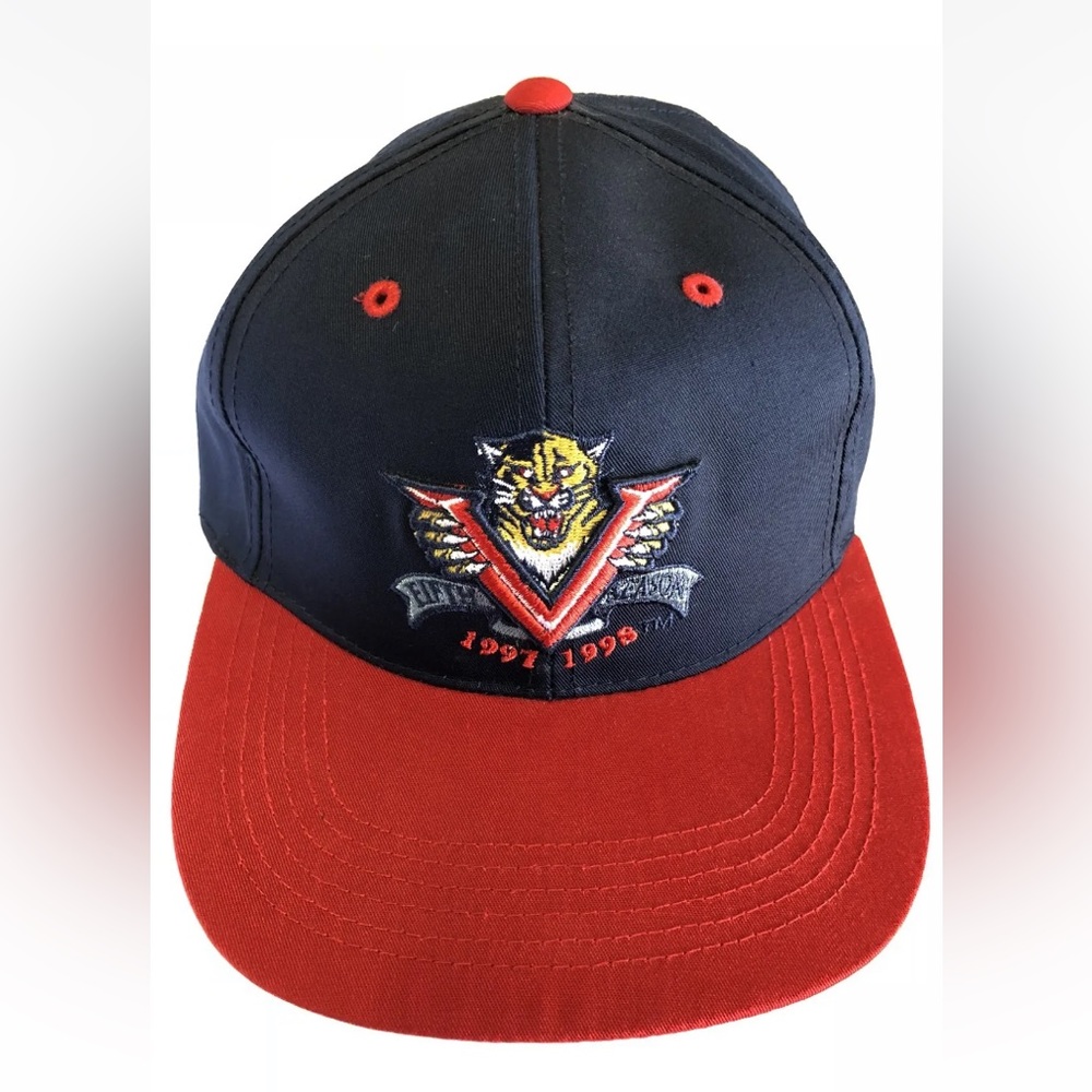 Vintage Florida Panthers NHL 5th Season 1997-1998 SnapBack Hat Cap 90s